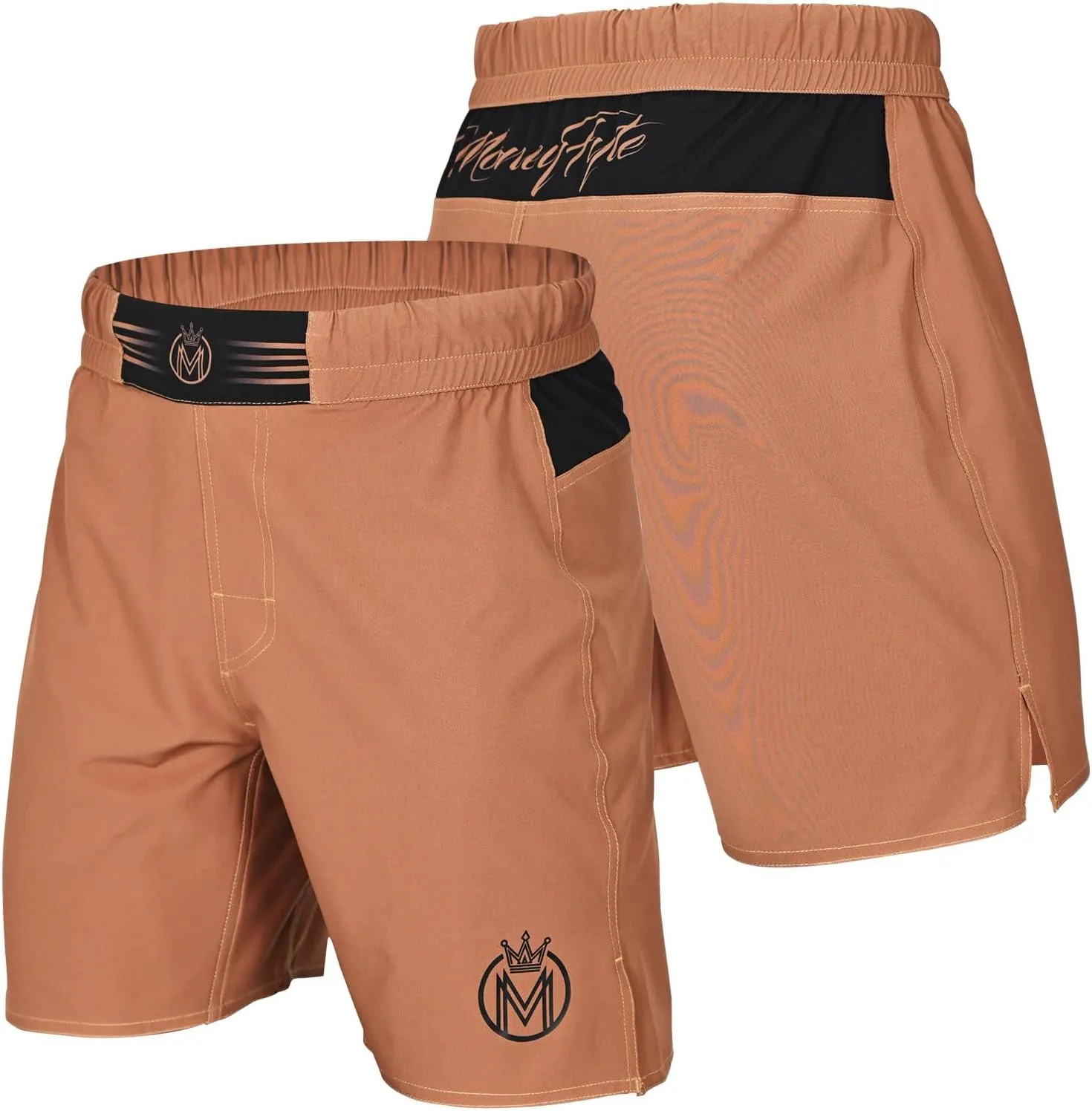 MMA Shorts & BJJ Shorts Men, UFC Grappling Fight Shorts for Boxing, Kickboxing, Muay Thai 7" Cross Training Workout