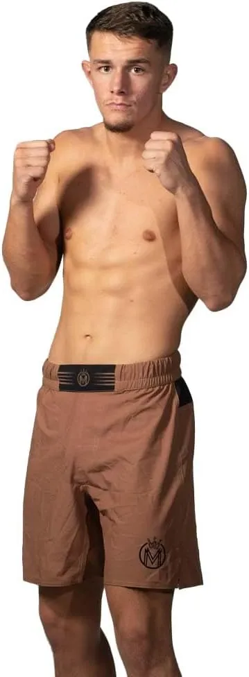 MMA Shorts & BJJ Shorts Men, UFC Grappling Fight Shorts for Boxing, Kickboxing, Muay Thai 7" Cross Training Workout