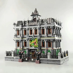 MOC City Creator Expert Lunatic Hospital Bricks Toys 613002
