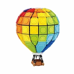 MOC Expert Creator Rainbow Balloon Bricks Toys
