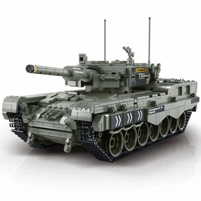 MOC Military WW2 Leopard 2A4 Battle Tank Bricks Toys