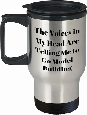 Model Building Enthusiasts Unite! Funny Quote Travel Mug Christmas Unique Gifts from Friends, Coworkers, Family for Model Building, Men, Women, and Everyone