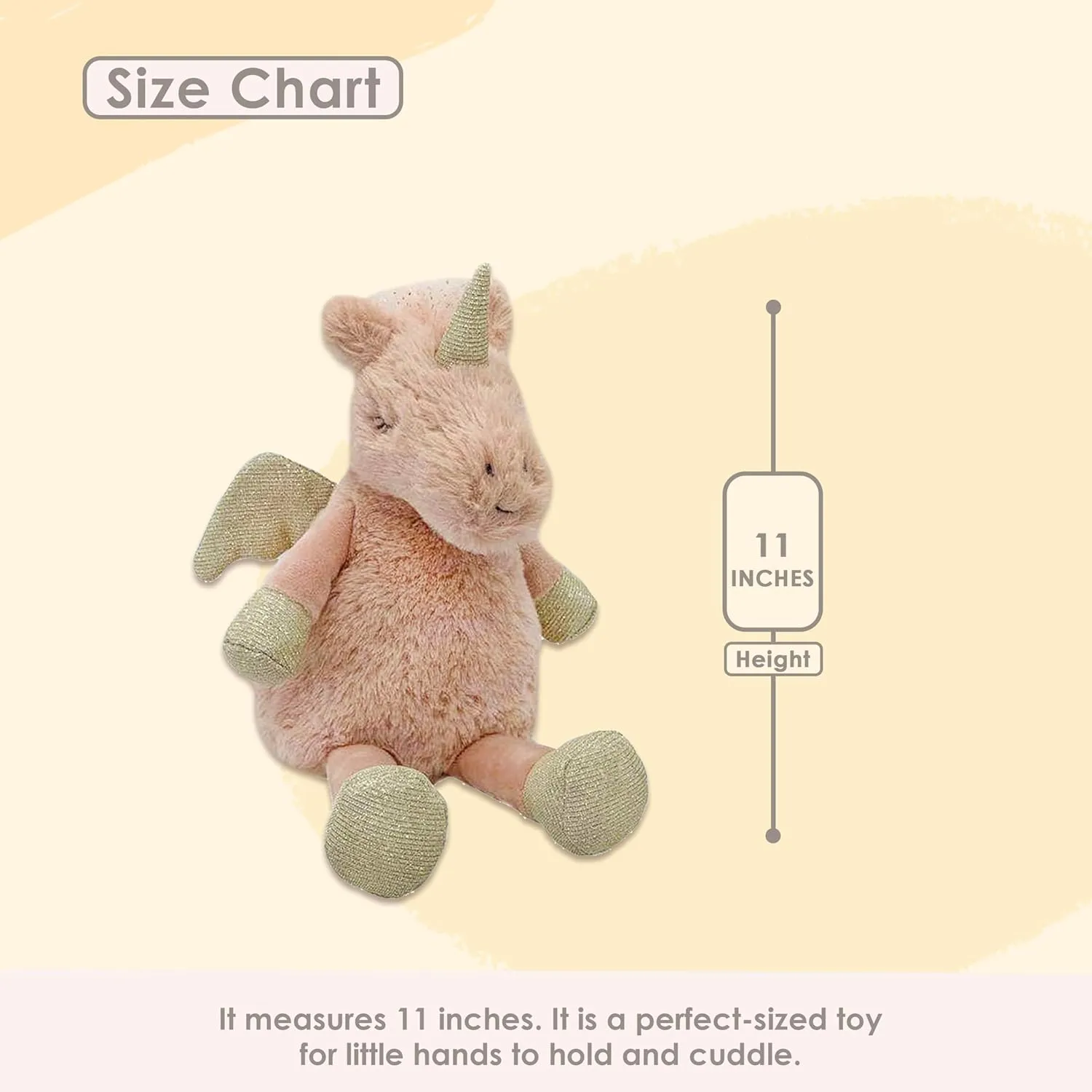 MON AMI Uliana The Unicorn Cuddle Bud | 11" Plushie with Removable Heating & Cooling Pack | Microwavable Stuffed Animal Toy for Kids & Adults | Warm Cuddle Gift for Therapy, Comfort & Relaxation