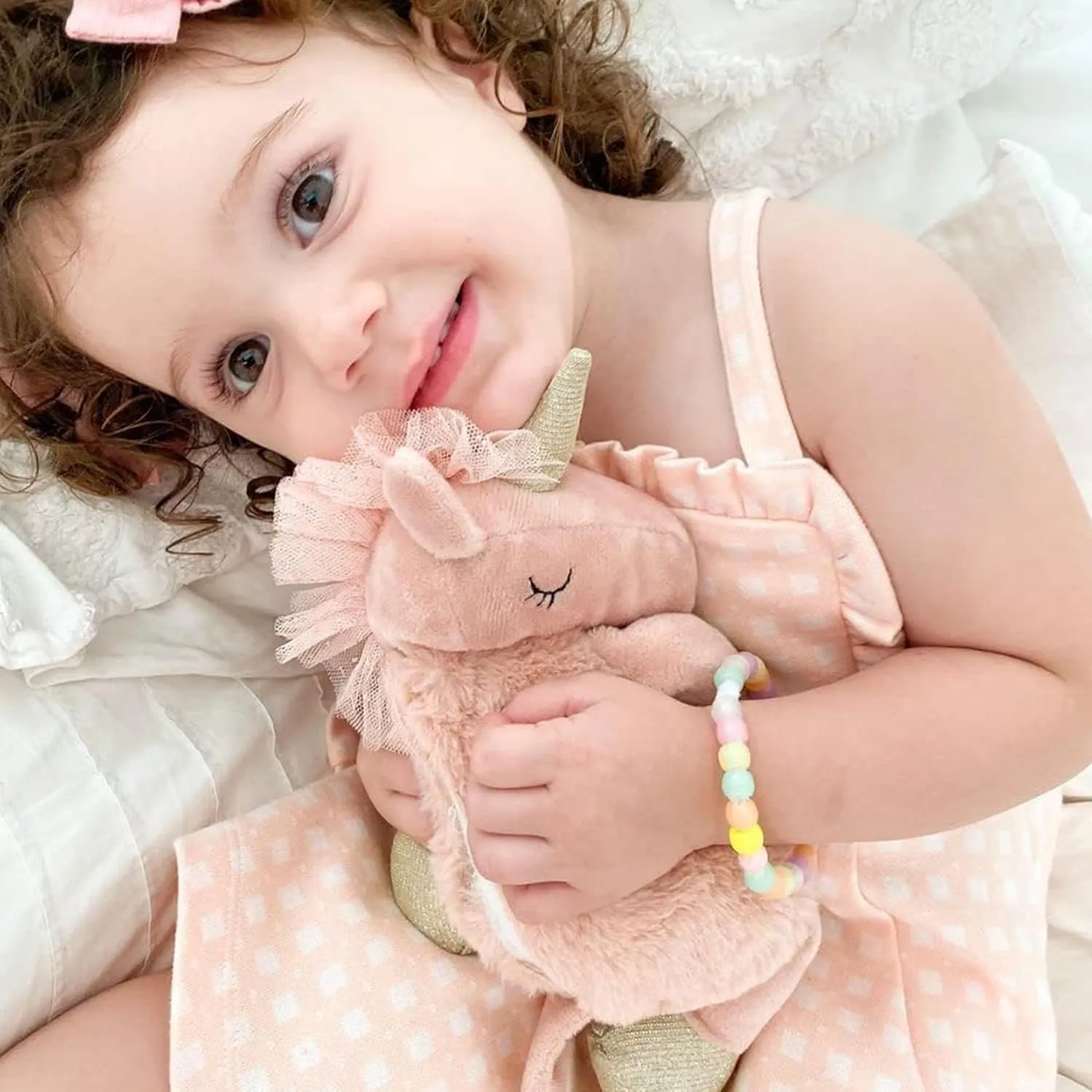 MON AMI Uliana The Unicorn Cuddle Bud | 11" Plushie with Removable Heating & Cooling Pack | Microwavable Stuffed Animal Toy for Kids & Adults | Warm Cuddle Gift for Therapy, Comfort & Relaxation