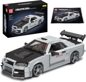 Mould King 10113 MOC Supercar Kit Racing Technical Block Kit Collectible Model Supercar Building Set,Race Cars Building Sets for Adults Girls Boys(1471 Bricks)