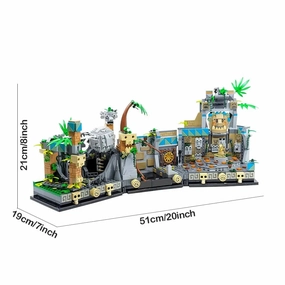 Movie Creator MOC Temple of the Golden Idol Bricks Toy