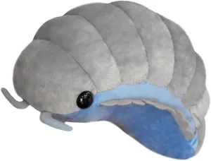 NatureMan 15.7inch Likelike Insect Plush Toys Pill Bug Stuffed Soft Animals Pillow Back Cushion Cute Insect Doll Kids Toys Girls Boys Gift -Grey
