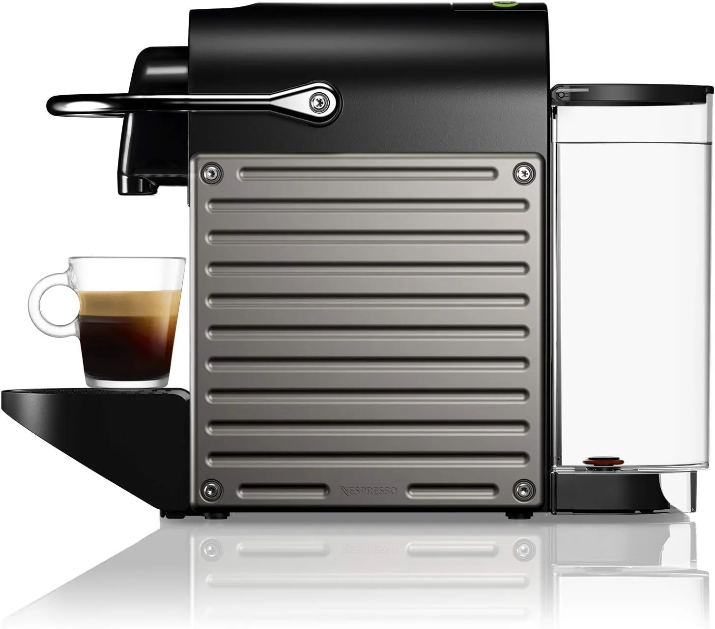 Nespresso BEC430TTN Pixie Espresso Machine, 24 ounces by Breville, Titan