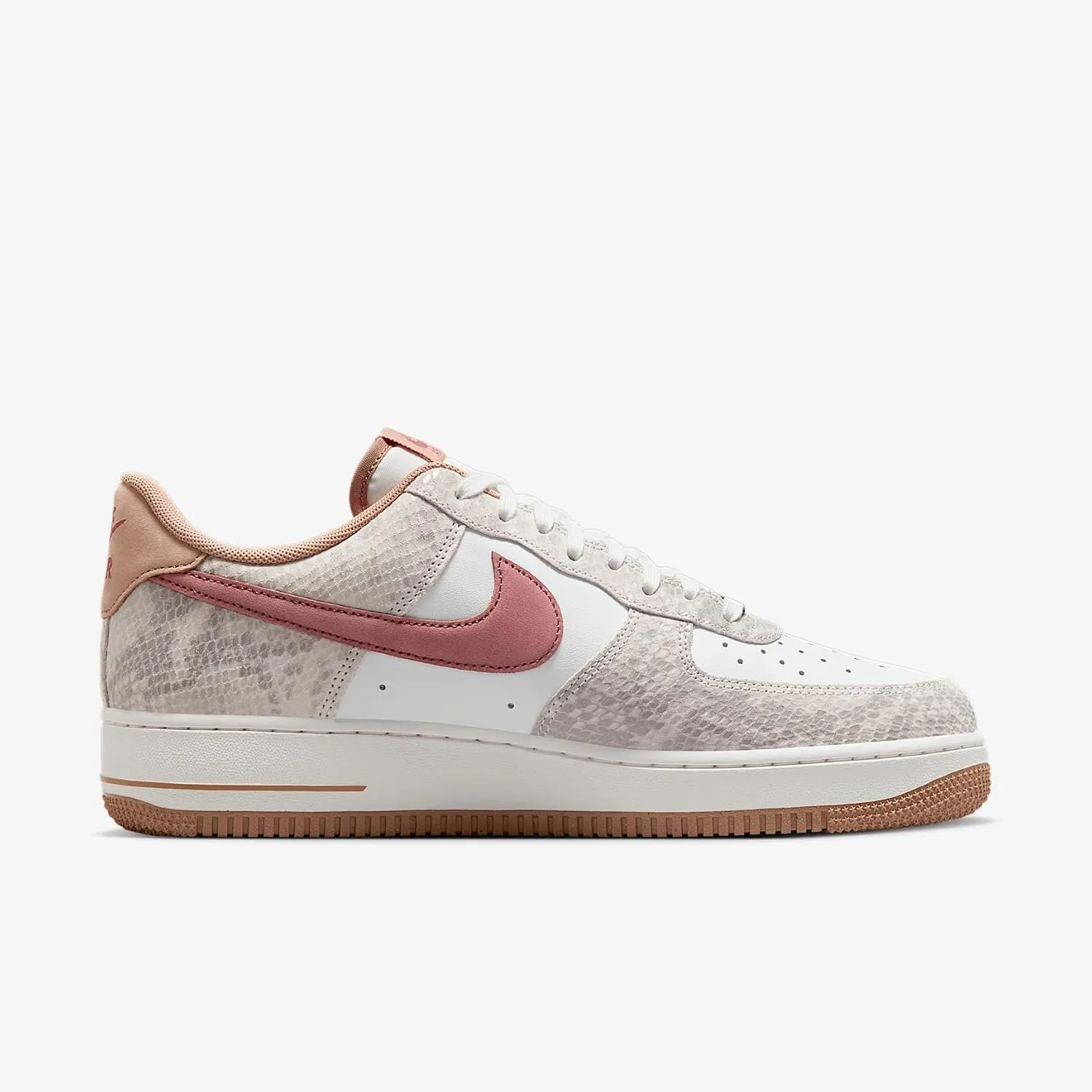 Nike Air Force 1 '07 LV8 Men's Shoes (HF2898-100, Summit White/Sail/Dusted Clay/Canyon Rust)