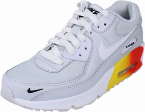 Nike Air Max 90 Big Kids' Shoes (HF5181-001, Pure Platinum/Cosmic Clay/Lightning/White)