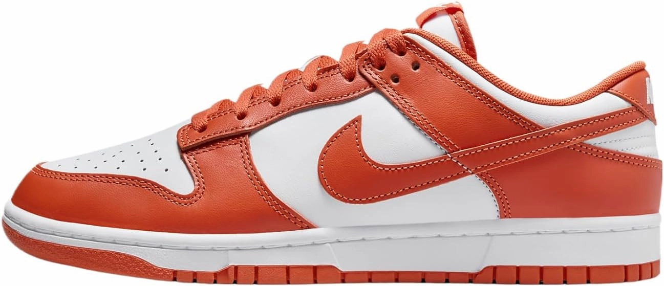 Nike Dunk Low Retro Men's Shoes (DV0833-114, White/White/Cosmic Clay) Size 10