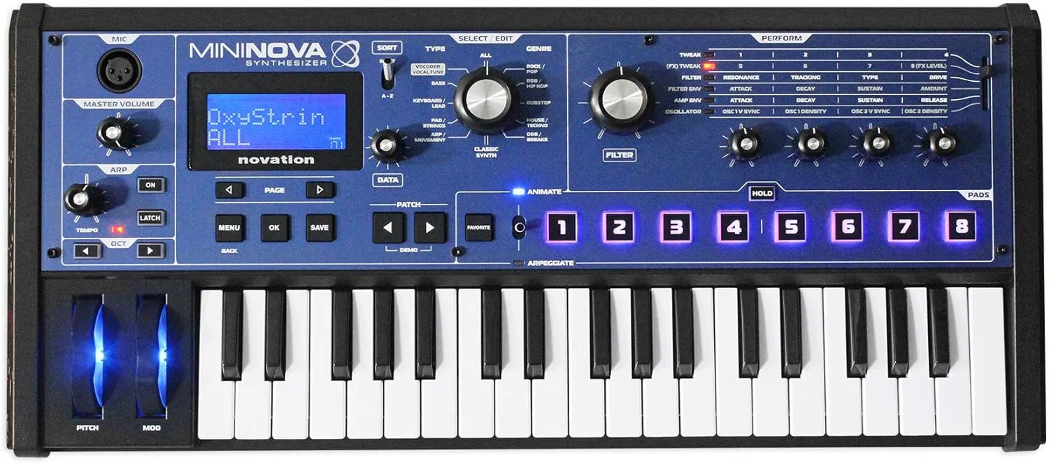Novation MiniNova analogueue Modeling Sythesizer (NOVSYNTH02UKEU)