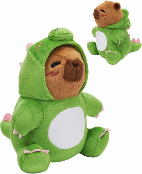 OLAOLA Dinosaur Capybara Plush 12.6 Inch Cute Capybara Stuffed Animals Plush Toy Soft Doll Pillow for Kids Adults