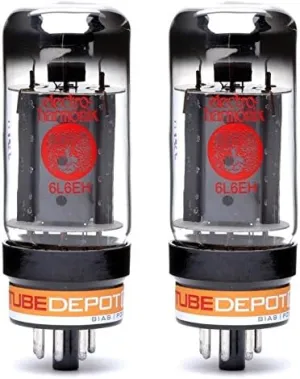 Pair of Electro-Harmonix 6L6 EH Power Vacuum Tube