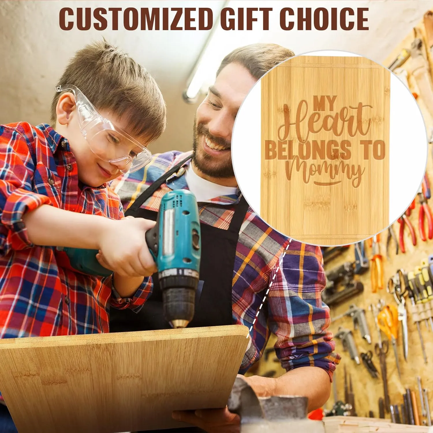 Patelai 12 Pack Bulk Plain Cutting Board Set Kitchen Chopping Boards Rectangular Blank Cutting Board Wood Crafts Serving Board for Christmas Wedding DIY Engraving Gifts(Bamboo,12 x 8 Inch)