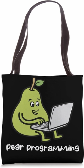 Pear programming Show off your expertise as a Engineer Tote Bag