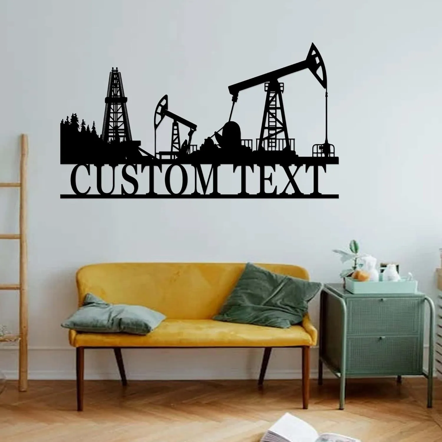 Personalized Oilfield Sign,Oil Patch Metal Sign,Custom Oil Rig Sign,Driller Derrickhand Gift,Father’s Day Gift,Oil Field Worker Home Decor