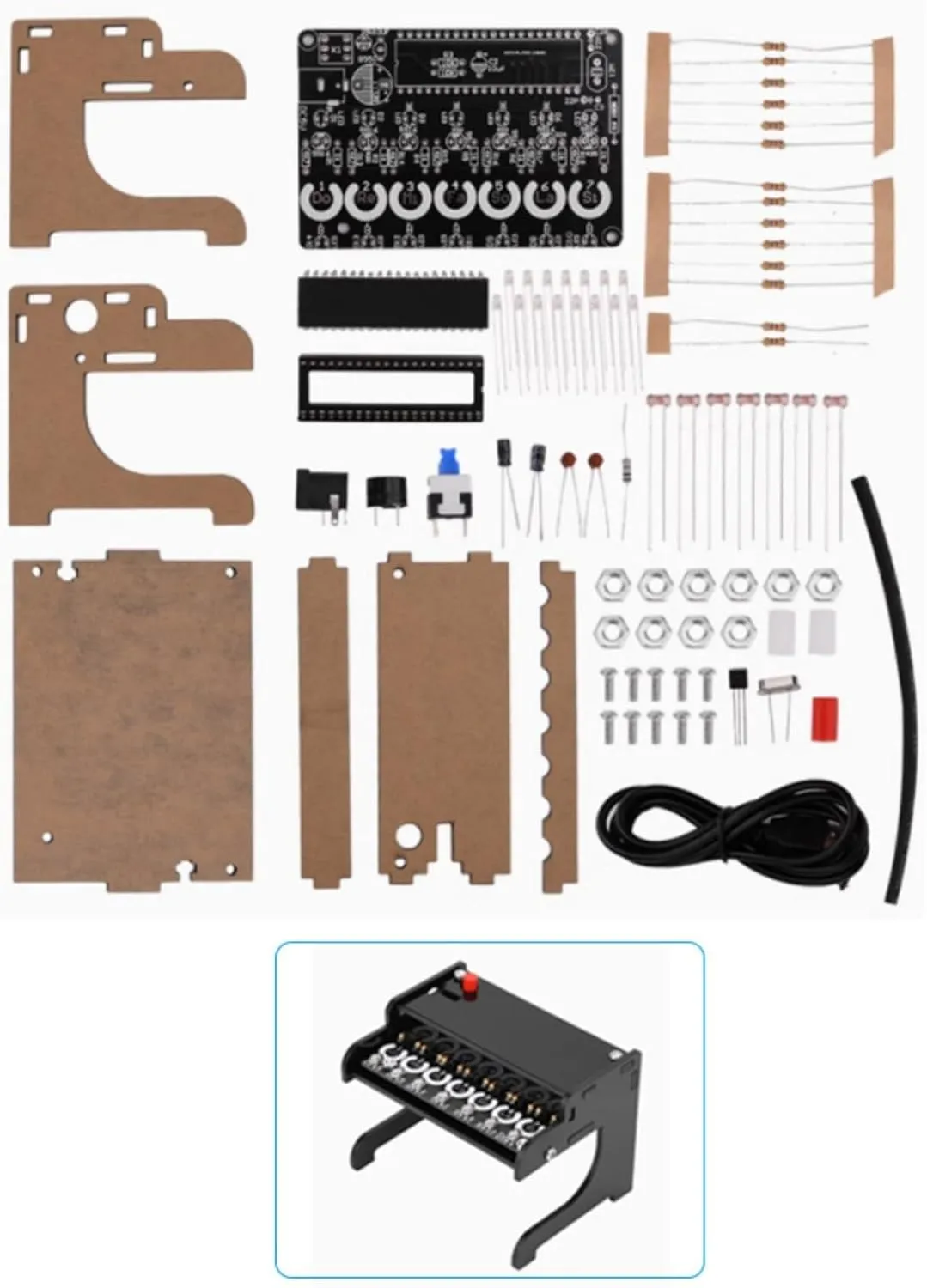 Piano Soldering Project Kits Electronics Solder Practice Kits STEM Project and Multifunction Piano Soldering Kits