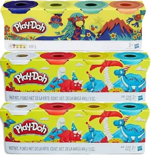 Play-Doh Bulk 12-Pack of Non-Toxic Modeling Compound, (4oz) Cans (12-Cans, 48oz)