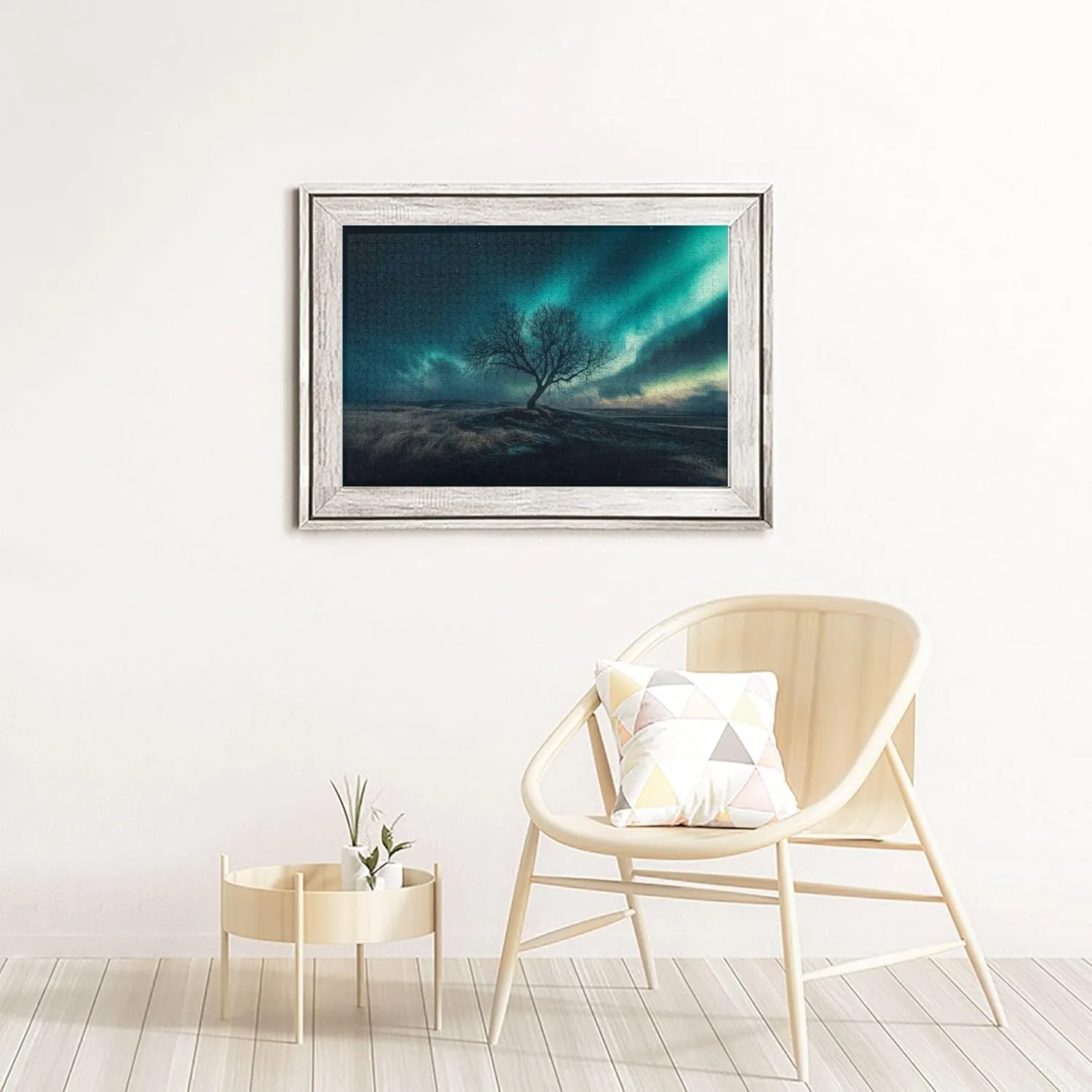 Polar Aurora 1000 Pcs Jigsaw Puzzles for Adults,Characterized by Beautiful and Dreamlike Illustrations,Depicting The Aurora Scenery,Beautiful Scenery Wooden Puzzle for Home Decor