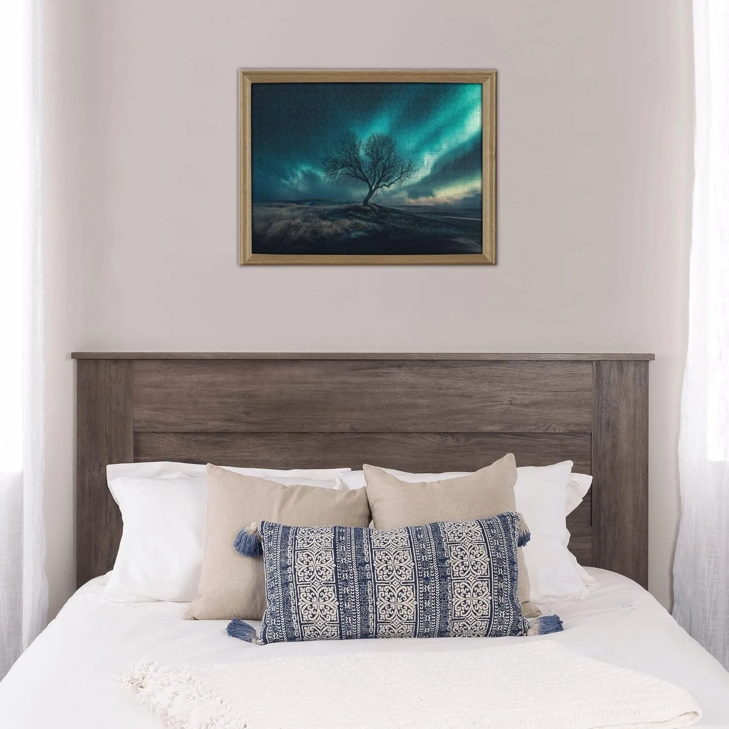 Polar Aurora 500 Pcs Jigsaw Puzzles for Adults,Characterized by Beautiful and Dreamlike Illustrations,Depicting The Aurora Scenery,Beautiful Scenery Wooden Puzzle for Home Decor