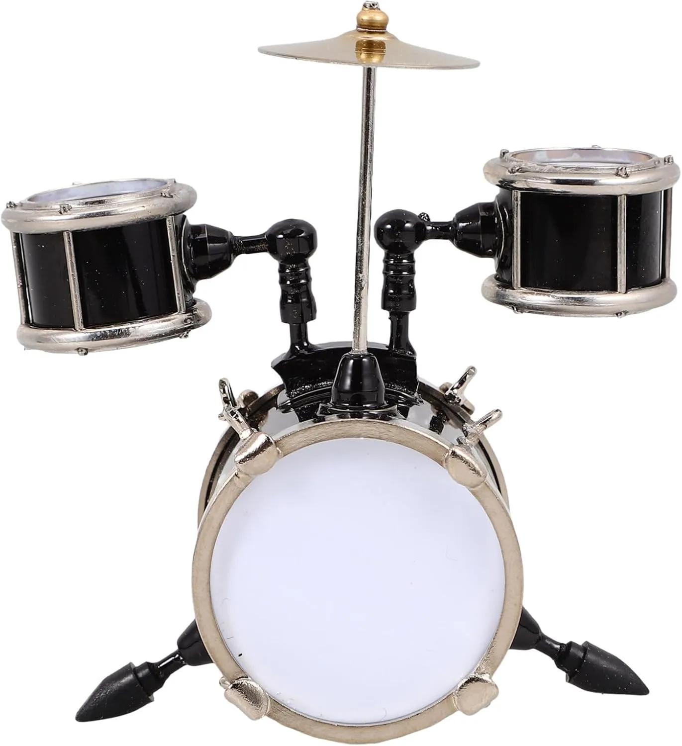 PRETYZOOM 2pcs Decorative Mini Drum Mini Musical Instrument Miniature Drum Set for Home