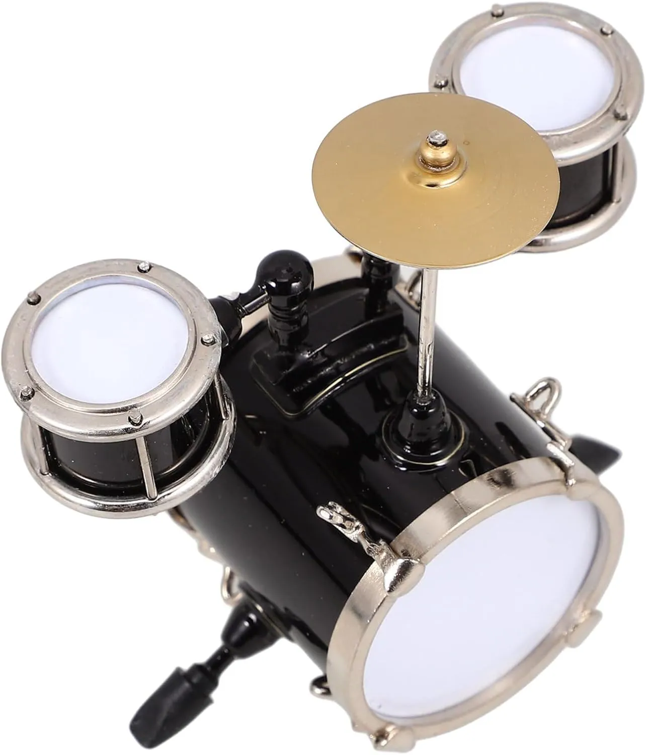 PRETYZOOM 2pcs Decorative Mini Drum Mini Musical Instrument Miniature Drum Set for Home