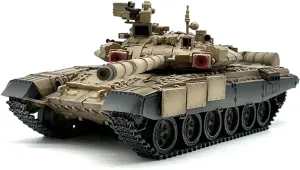 Proportional Vehicles 1/72 Russian T90 T-90 Main Battle Tank Desert Painting Static Display Military Model Ornaments Military Vehicles