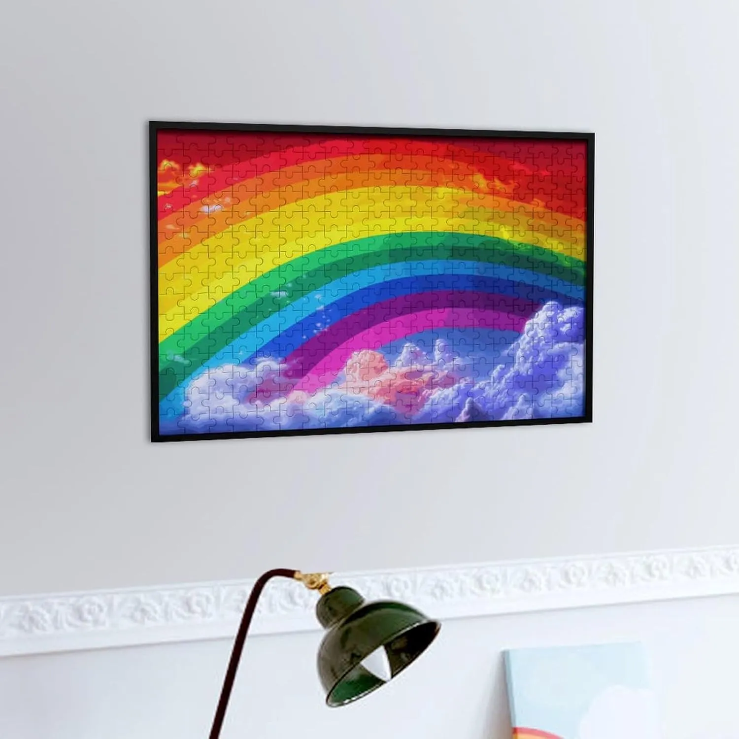 Puzzles 300 Pice Personalized Jigsaw Puzzles Rainbow Photos Puzzle for Family Picture Puzzle for Adults Wedding Birthday