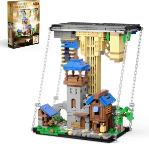 QLT Ideas City Reverse World Compatible with Lego Architecture Toy Sets for Adutls，New York Architecture and Medieval House Building Blocks Christmas Birthday Gift for Kids Boys Girls 6-12（835PCS）