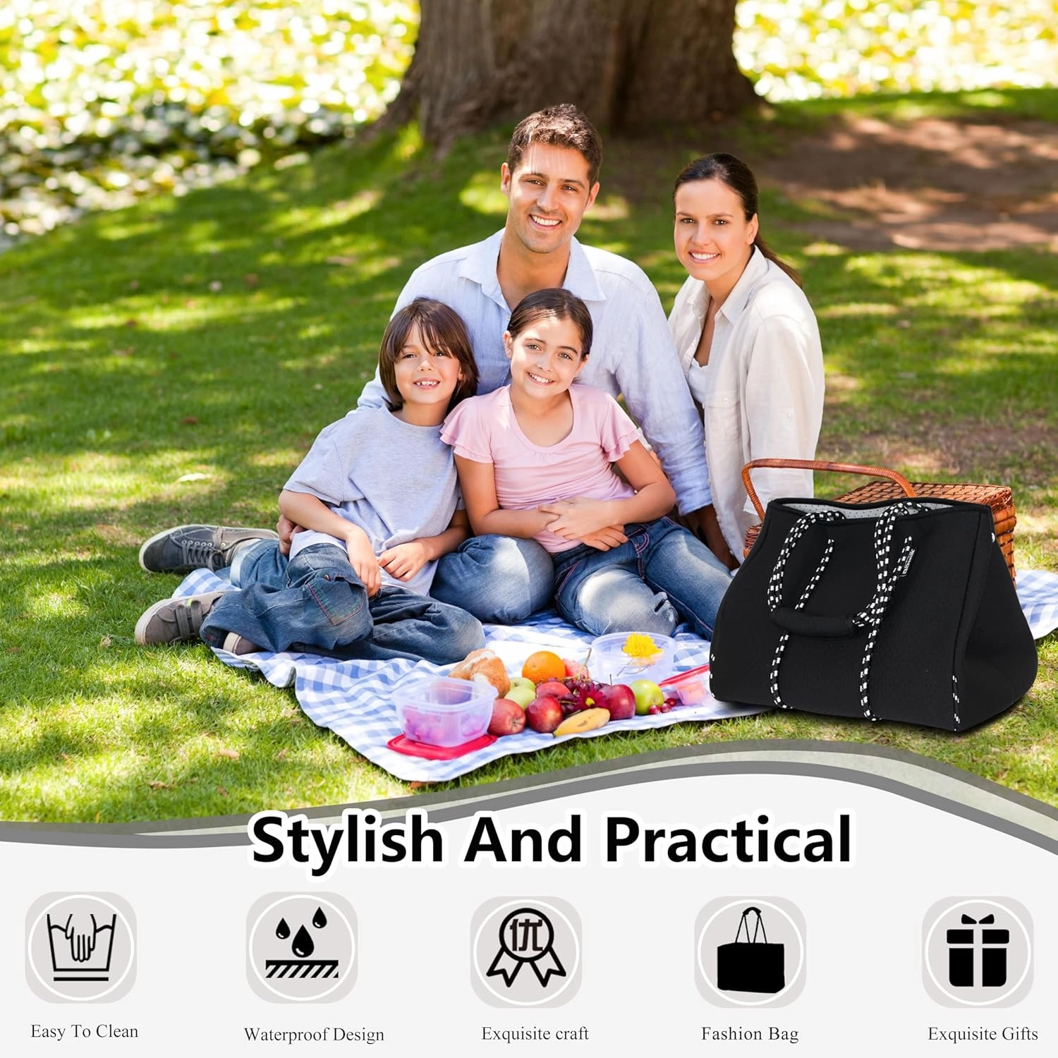 QOGiR Multipurpose Gym Beach Bag, Light Weight, Large, Sports … …