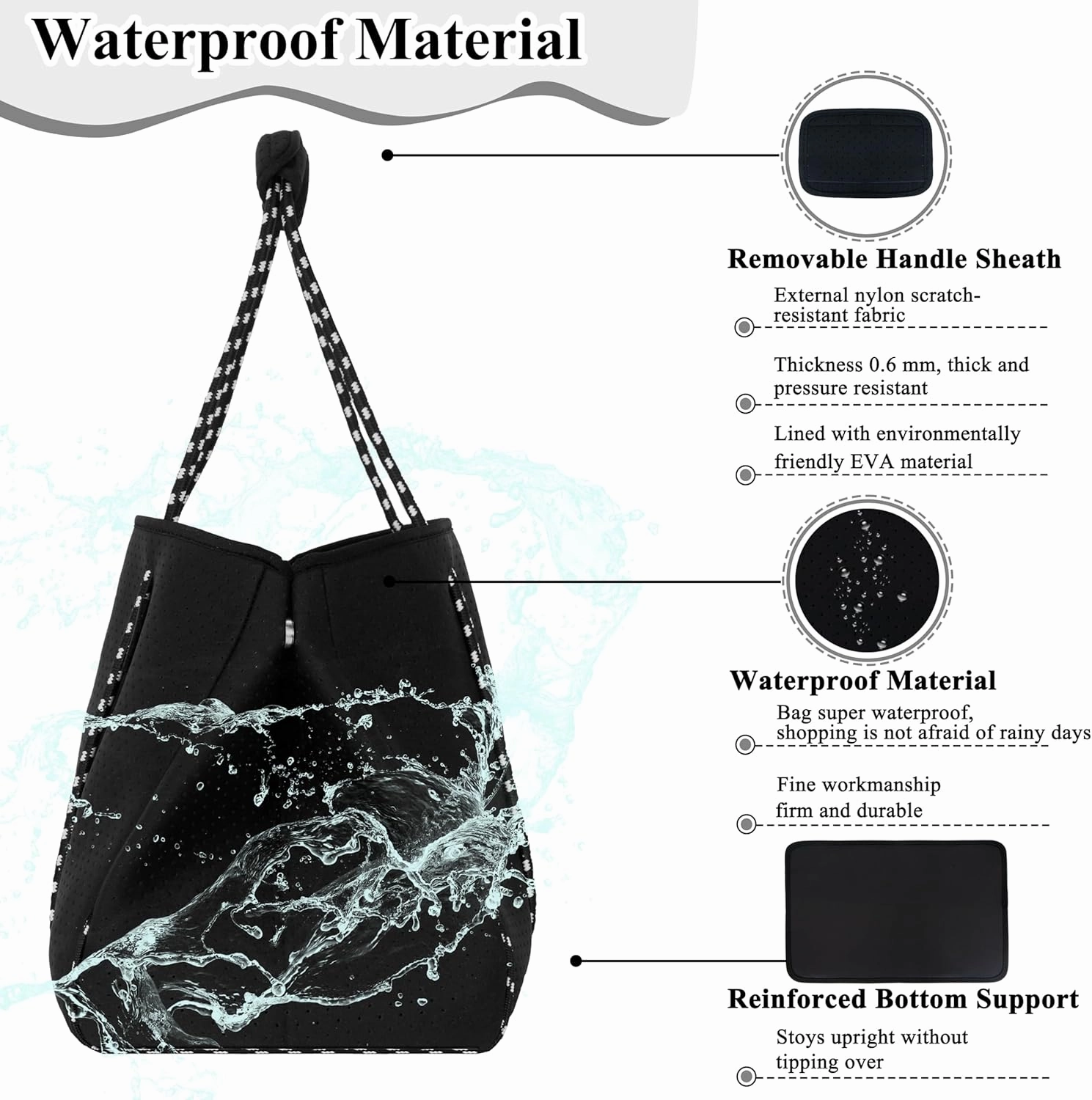 QOGiR Multipurpose Gym Beach Bag, Light Weight, Large, Sports … …