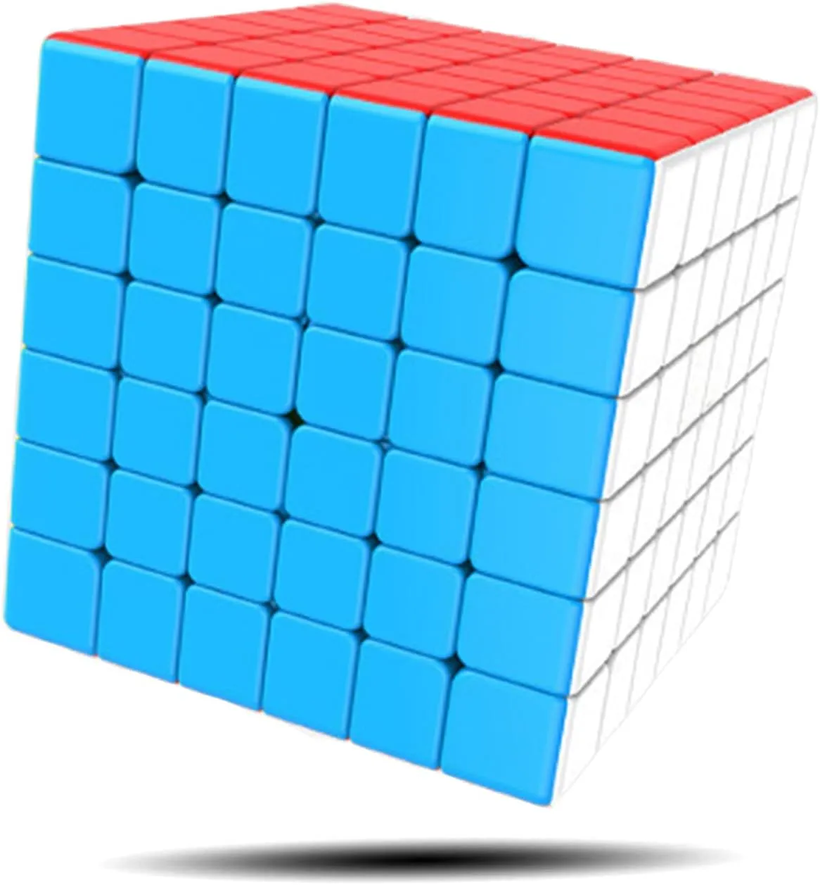 QYTOYS Toys Speed Cube 6x6x6,Original Magic Cube Puzzle Toy,Full Size 65mm Advanced Version,QY-QiFan S Speed Cube,Easy Turning&Smooth Play Durable Puzzle Cube Toy Stickerless ABS Colourfull Cube