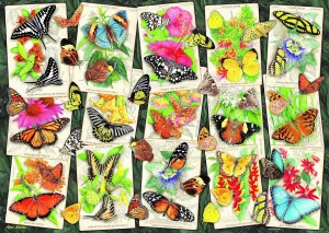 Ravensburger Tropical Butterflies 1000 Piece Jigsaw Puzzle |Every Piece Unique| Durable, Vibrant Imagery | Eco-Friendly Materials