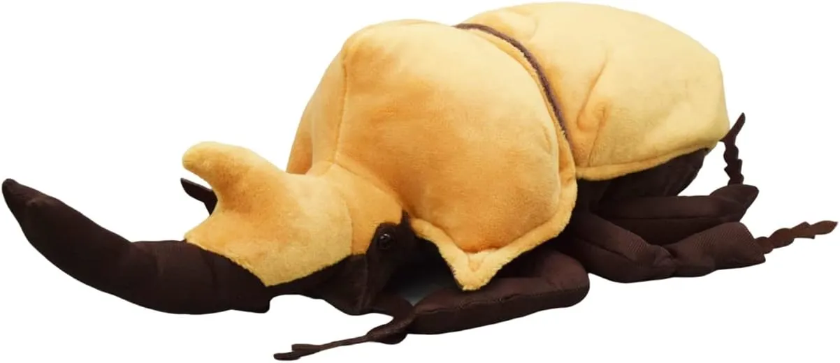 Realistic Elephant Beetle Stuffed Animal Plush Toy, Lifelike Animal Plushies, Simulation Animals Doll