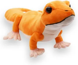 Realistic Fat Tail Gecko Stuffed Animal Plush Toy, Lifelike Animal Plushies Simulation Animals Doll