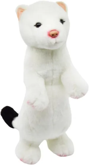 Realistic Stoat Stuffed Animal Plush Toy, Lifelike Animal Plushies, Simulation Stoat Doll