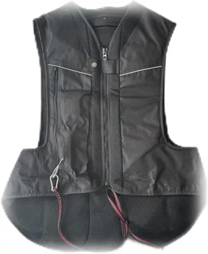 Reflective Motorcycle Airbag Vest Automatic/Manual Inflatable Jacket For Riding, Cycling, Horse Protection