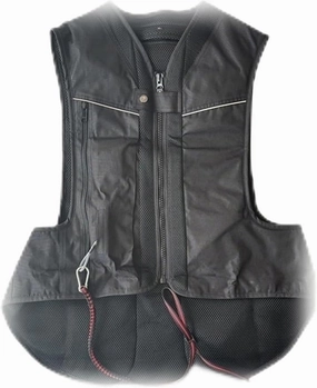 Reflective Motorcycle Airbag Vest Automatic/Manual Inflatable Jacket For Riding, Cycling, Horse Protection