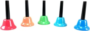 RHYTHM BAND Kids Play Chromatic 5 Note Add - On Handbells Set