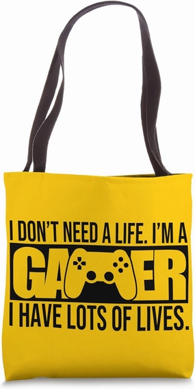 Ripple Junction Gamer I Have Lots Of Lives Tote Bag
