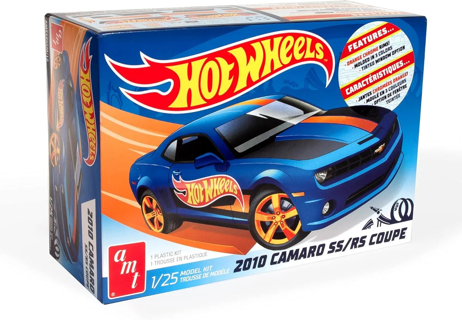 Round 2 Unknown AMT 2010 Chevy Camaro Hot Wheels 1:25 Scale Model Kit (AMT1255M)