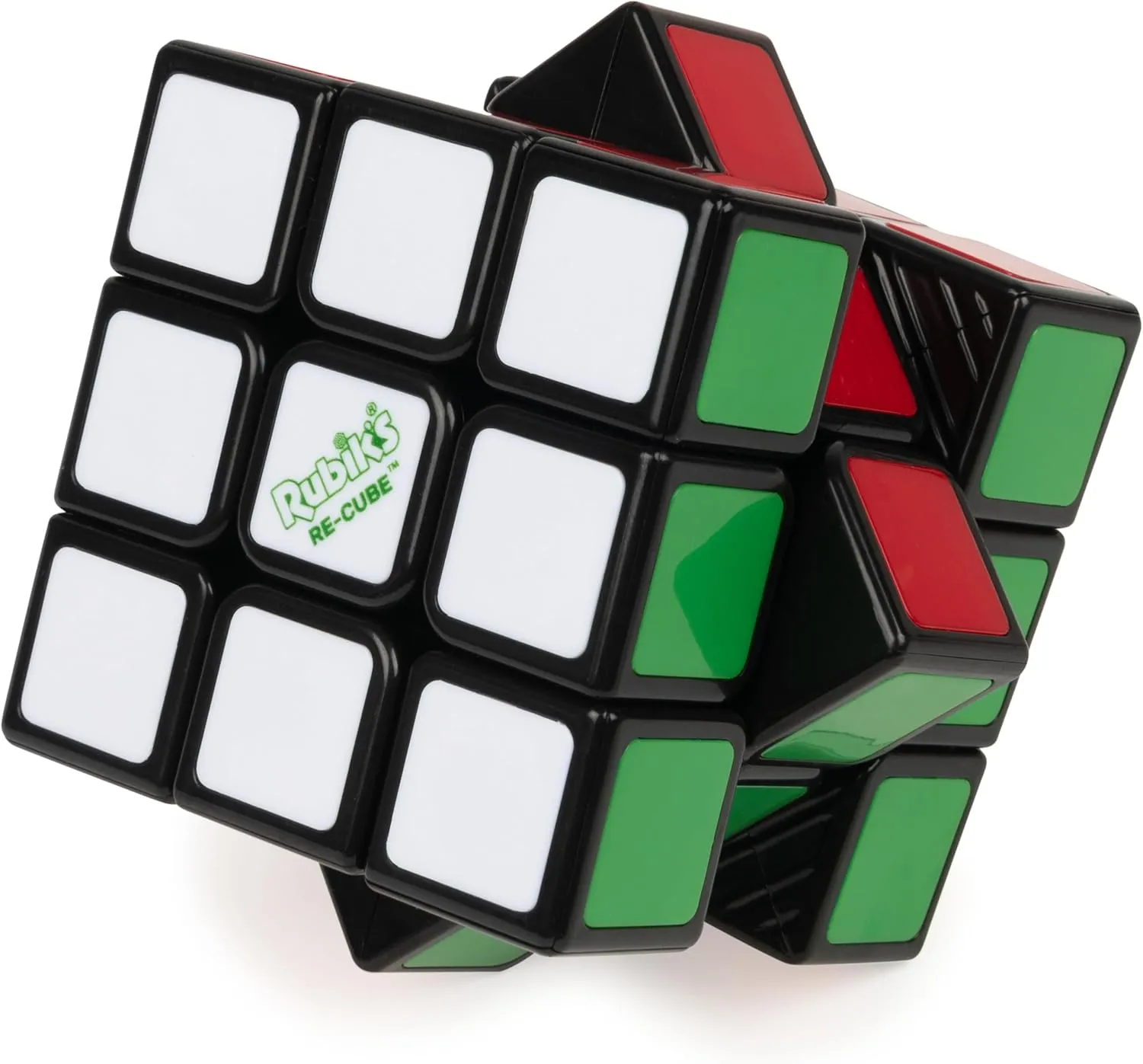 RUBIK'S Cube Recube 3x3 Puzzle Game for Adults and Children Rubik's Magic Cube – 100% Recycled 3x3 Puzzle Colour Matching – Classic Cube Problem Solving – Children's Toy Age 8 