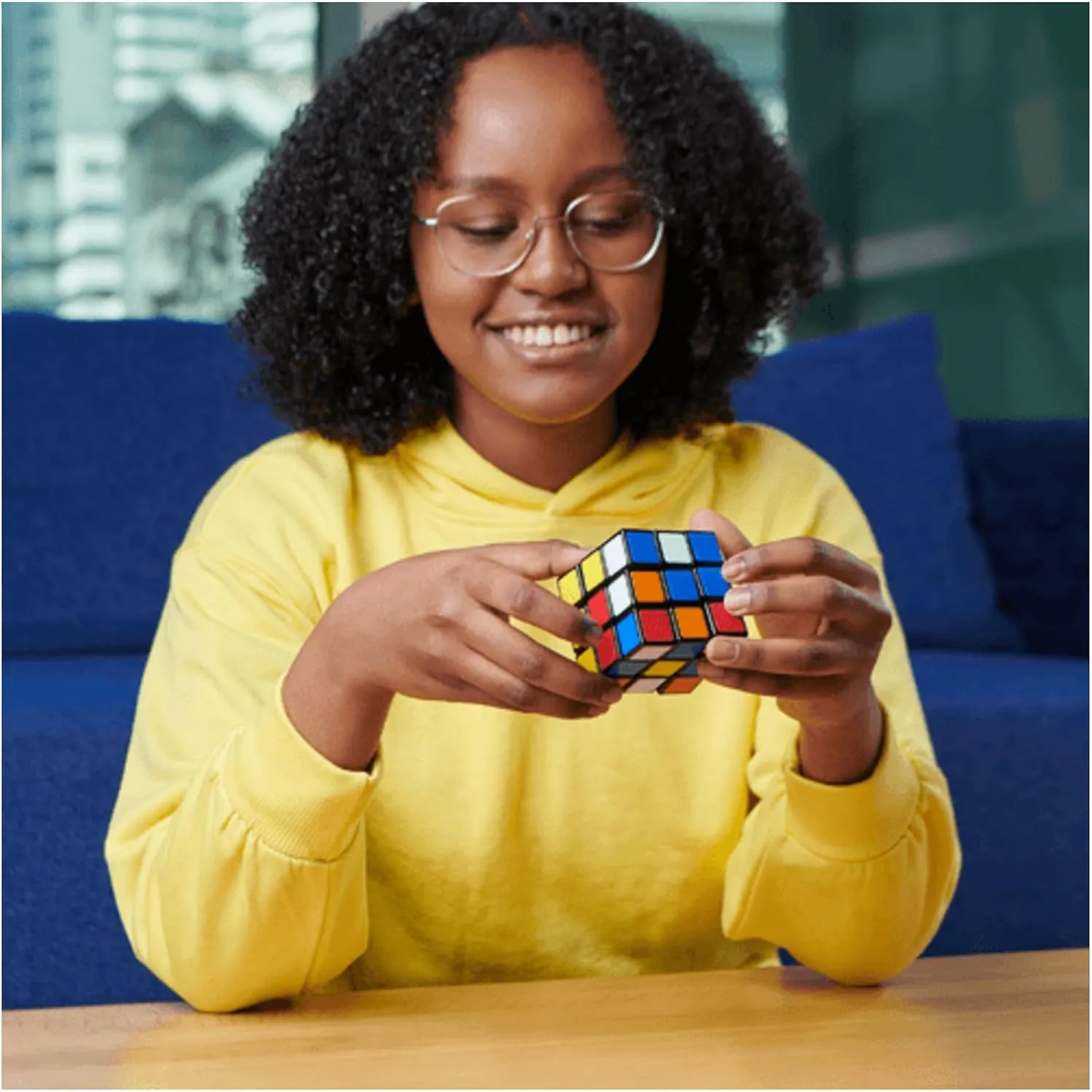RUBIK'S Cube Recube 3x3 Puzzle Game for Adults and Children Rubik's Magic Cube – 100% Recycled 3x3 Puzzle Colour Matching – Classic Cube Problem Solving – Children's Toy Age 8 