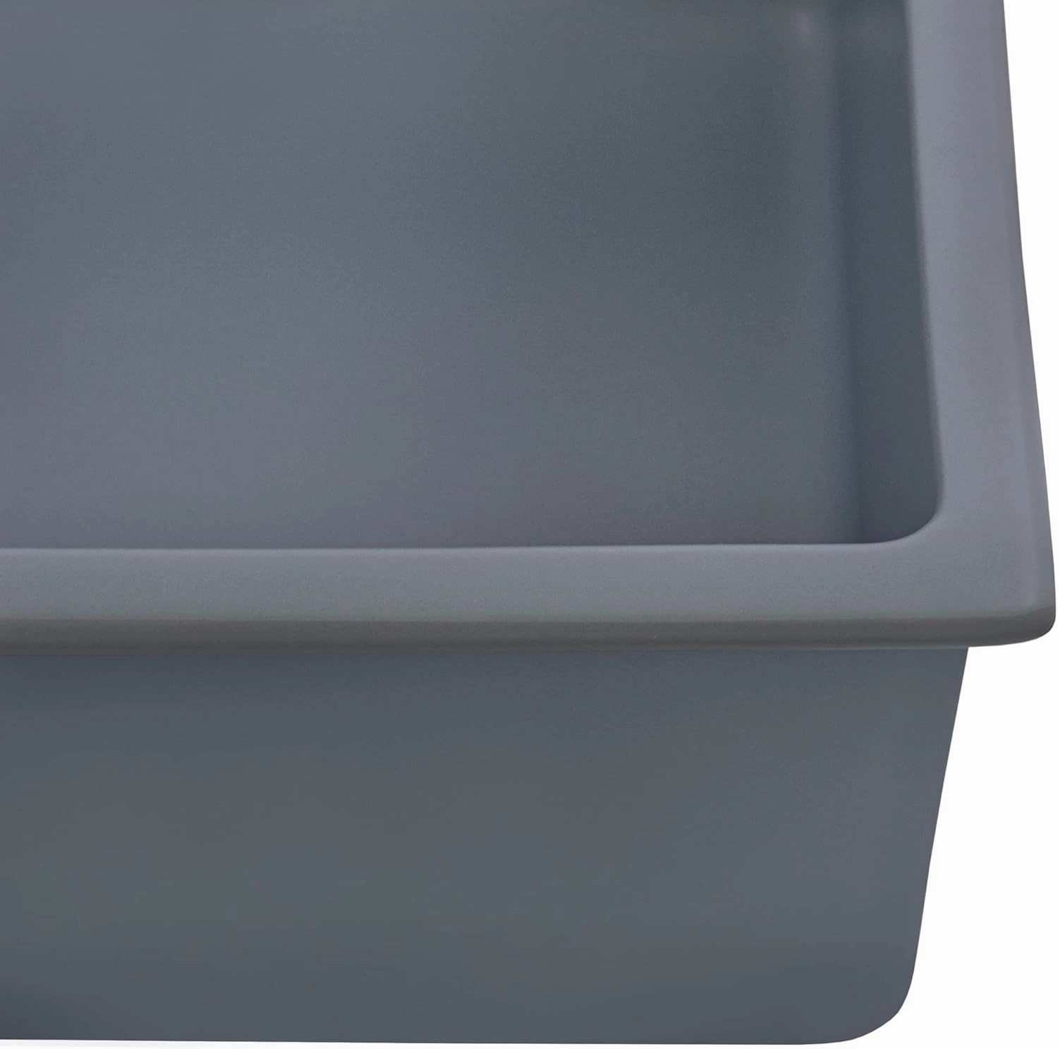 Ruvati 30-inch Fireclay Undermount/Drop-in Topmount Kitchen Sink Single Bowl - Blue- RVL3030LU