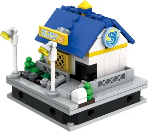Seafood Restaurant Building Blocks Set with Quick-Detached Structure, Mini City Landmark Display Model for Home Decor, Main Street Building Construction Toy for Adults and Kids - 177 PCS