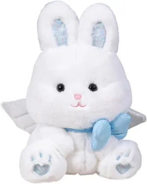 SecretCastle Bunny Rabbit Stuffed Animal Plush Toy, Soft and Cuddly Stuffed Animal Pillow for Kids Teens Girls Girlfriends Birthday Gifts B (Blue)