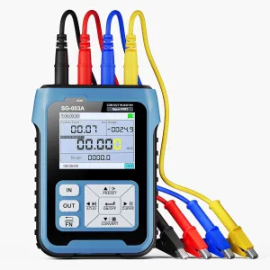 Seesii Upgraded SG-003A Signal Generator, 4-20mA 0-24V Adjustable Analog Current Voltage Generator Simulator with Real-time Curve, Historical Record, Multiple Signal Programmable Function Generator