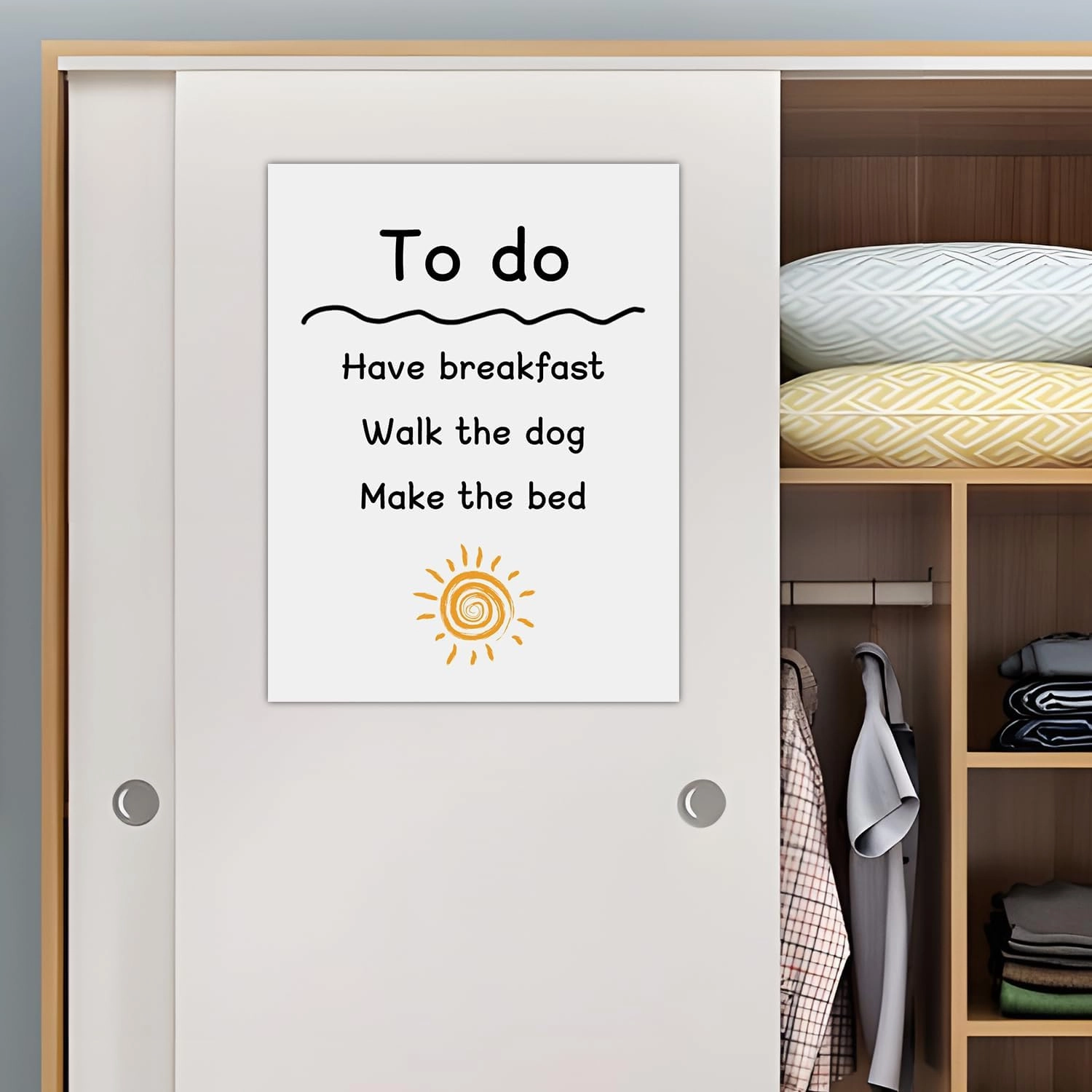 Self-Stick Dry Erase Board for Wall, White Board Dry Erase Sheets 16 x 12 Inch 2 Pack and 2 Marker, Dry Erase Whiteboards Reusable on Almost Any Wall Surface