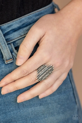 Shocking Sparkle - Silver - Paparazzi Accessories